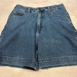 Classic Blue Denim Women's Shorts